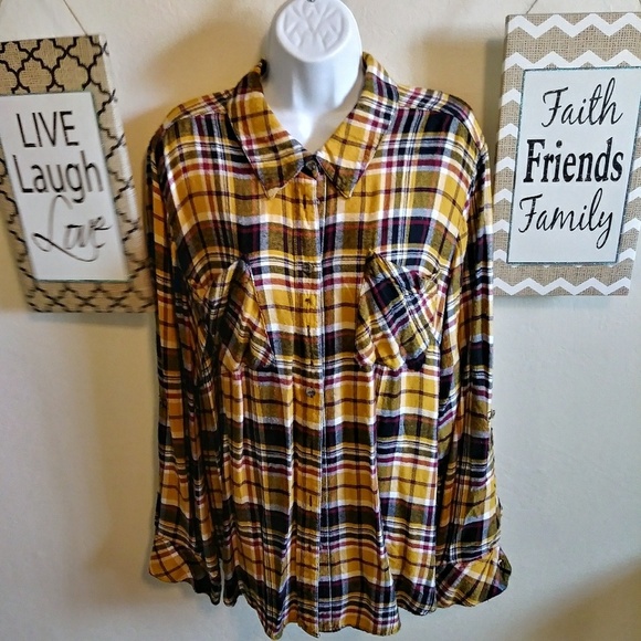Lane Bryant Tops - Plaid shirt
